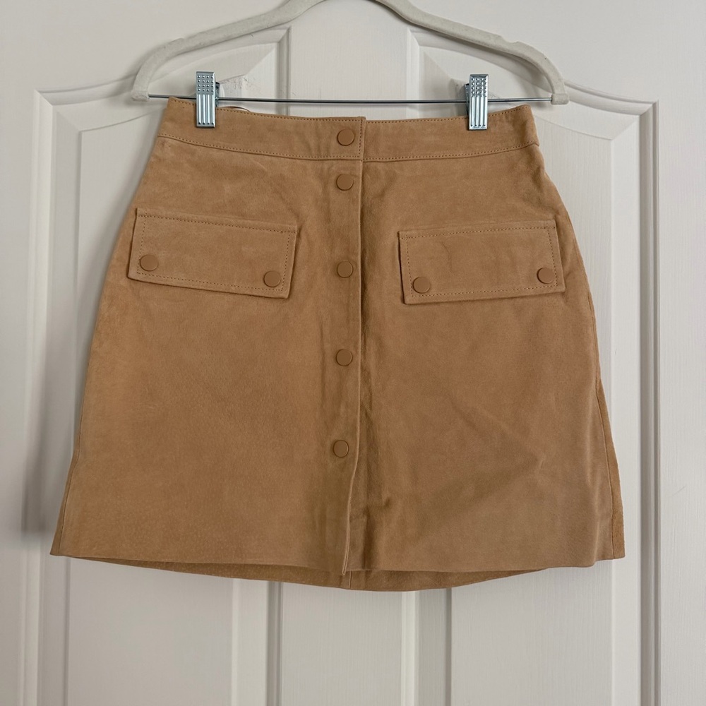NWT genuine suede MNG leather skirt